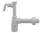 Preview: Waschtisch-Siphon DN32x5/4" mit Waschgeräte-Anschluss und Rosette HL132.1/30